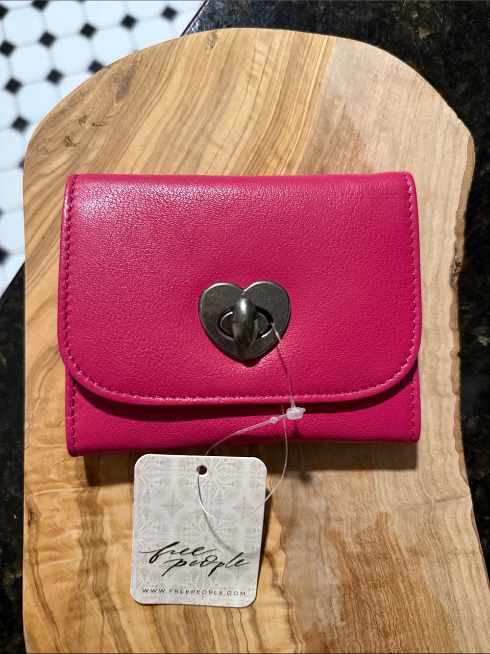 NWT Free People Lock It Up Wallet